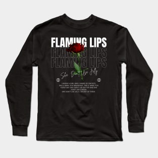 Flaming Lips // Flower Long Sleeve T-Shirt